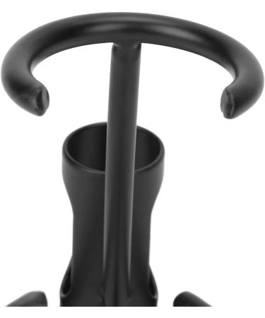 Buy Modern Matte Black Shaving Holder | Universal Brush Stand for Quick Drying & Non-Slip | Practical Metal Shaver Hanger - Buy Online on GoSupps.com