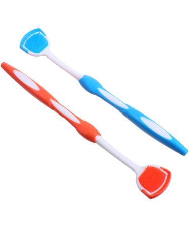 FOMIYES 6 Pack Tongue Cleaning Brush Tool - Multifunctional Tongue Scraper for Home Use - Effective Oral Hygiene - Available in Blue & Orange - Buy Online on GoSupps.com