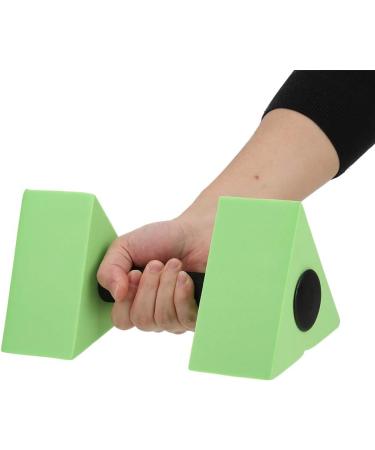 2PCS Water Dumbbells for Aquatic Exercise - Lightweight Triangle Shape Barbells for Water Aerobics & Swimming Fitness - Green EVA Foam Aquatic Fitness Equipment - Buy Online on GoSupps.com
