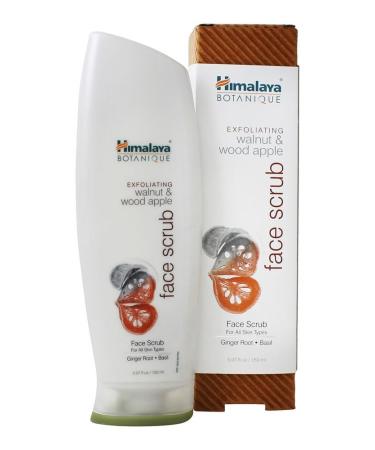 Himalaya Botanique Exfoliating Walnut & Wood Apple Face Scrub 5.07 fl oz (150 ml)