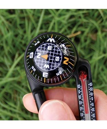 Sun Company TempaComp - Ball Compass Thermometer Carabiner | Outdoor Camping Hiking Accessory | Ultralight Navigation Orienteering Tool - Buy Online on GoSupps.com