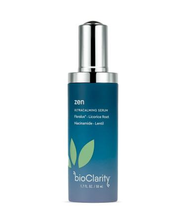 BioClarity Zen Ultra-Calming Serum | Ultracalming Serum for Redness-Prone Skin | 100% Vegan | Calm Soothe and Soften Face | Contains Floralux Naturally made from Chlorophyll | 1.7 fl. oz. 1.70 Fl Oz (Pack of 1)
