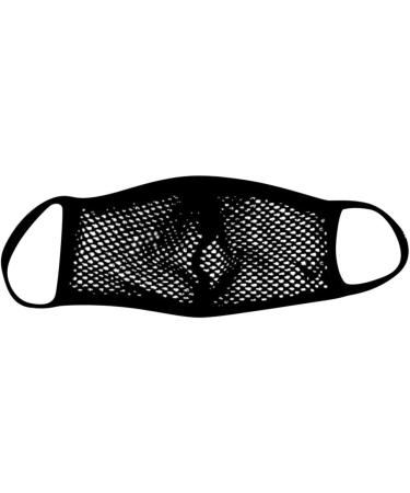 Bobolover Washable Network Mask | Breathable Reusable Oral Nasal Protection for Women | Black 22x14.5cm - Buy Online on GoSupps.com