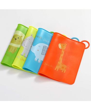 AODecor Silicone Deer Placemats for Kids | Non-Slip, BPA Free, Reusable | Perfect for Travel and Home Use - Buy Online on GoSupps.com