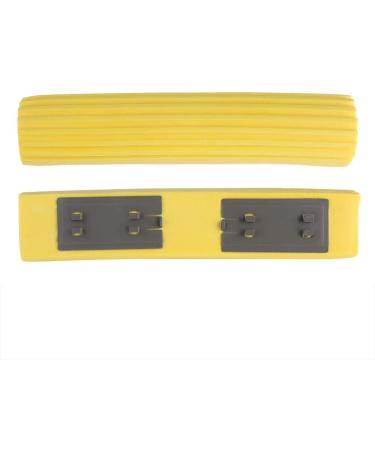 Absorbent Foldable PVA Sponge Foam Mop Head Refill Replacement for Home Kitchen Floor Cleaning (Yellow) - Buy Online on GoSupps.com