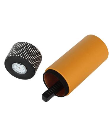 Cigar Box Barware Cigar Tube 5 Sticks Cigar Tube Portable Cigar Box Imported Cigar Can Humidifier Imported Cigar Tube High-end Cigar Tube Portable Cigar Tube Multi-Pack Capacity Cooking & Dining 7.6*7.6*20cm Yellow