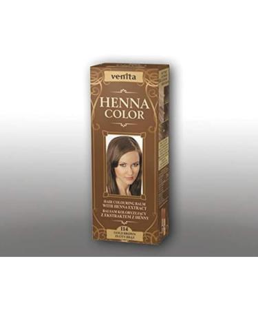 Venita Henna Color Hair Dye 114 Gold Brown 75ml