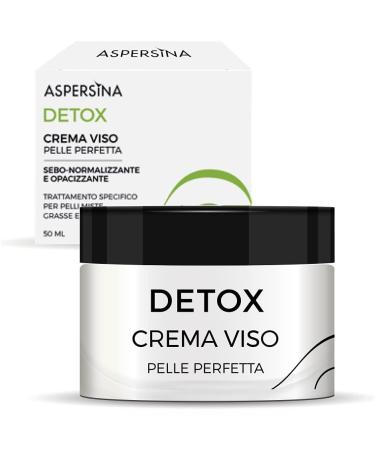Pharmalife Research srl Aspersina Detox facial cream perfect ebonormalizing and matte skin 50 ml - Buy Online on GoSupps.com