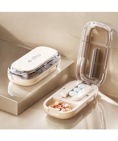 Adjustable Pill Cutter Splitter for Multiple and Tiny Pills | Accurate Pill Alignment & Storage | International Shipping Available - Buy Online on GoSupps.com
