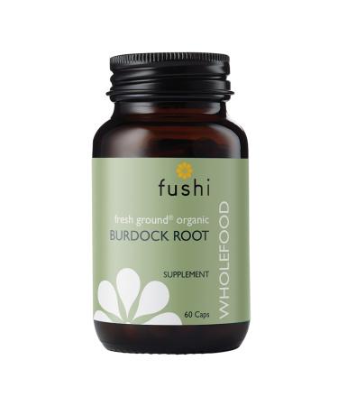 Fushi Organic Burdock Root (Arctium) Capsules 60 Caps | Fresh-Ground Whole Food | Indigenously Sourced Ethical Vegan Made in The UK