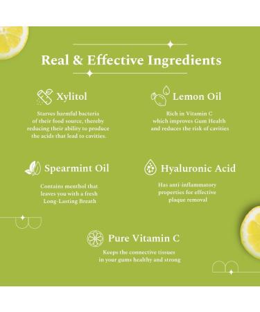 Buy Per_Fora Lemon Mint Mouth Wash - Probiotic Alcohol-Free Natural Freshener | 200ml - Buy Online on GoSupps.com