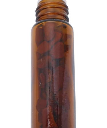 Fabater Roller Bottle Hotel Glass Essential Oil Bottle for Home Travel (10ML brown essential oil bottle + jade ball) - Buy Online on GoSupps.com