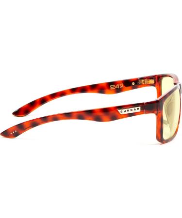 Gunnar Gaming Glasses - Intercept Tortoise Frame with Amber Lenses | Blue Light Filter & UV Protection - Buy Online on GoSupps.com
