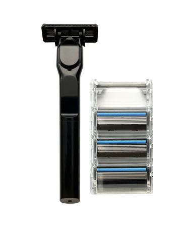 Design handle with 4 blades (black)