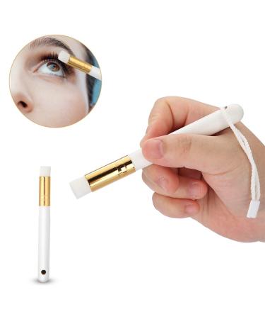 Eyelash Extension Foam Cleanser - Deep Cleansing Brush & Mascara Remover for Synthetic Lashes - Soft Foam Shampoo for Double Eyelids (02# Gold - Buy Online on GoSupps.com