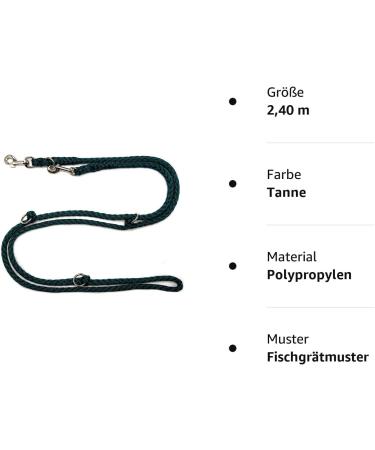 Double Dog Training Leash for Medium Dogs - 39 Colors 2.40m Fir Stable & Durable - Buy Online on GoSupps.com
