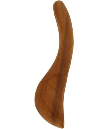 Verdant Touch Wooden Gua Sha Scraping Board | Ergonomic S-Shape Handle | Portable Fragrant Wood Tool for Home Use - Buy Online on GoSupps.com