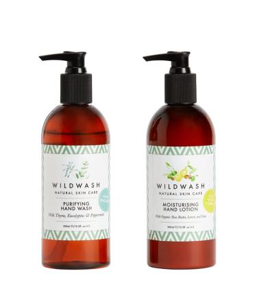 Purifying Hand Wash 300ml and Moisturising Hand Lotion 300ml Set - Moisturize & Cleanse Skin with Gentle Formula made with natural ingredients