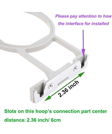 4-Piece Premium Embroidery Hoops for Brother PE800 SE1900 PE770 780D - Compatible with Brother Innovis 1250 700 & Babylock Machines - Buy Online on GoSupps.com