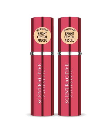 CA Perfume Impression of Bright Crystal Absolu For Women Replica Version Fragrance Dupes Concentrated Long Lasting Eau de Parfum Spray Refillable Atomizer Bottle 0.17 Fl Oz/5ml-X2 VRSC BRIGHT CRYSTAL ABSOLU IMPRESSION 0.34 Fl Oz (Pack of 1)