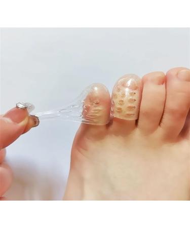 THUCHENYUC Clear Silicone Toe Protectors - Breathable Anti-Friction Gel Sleeves for Men and Women (100pcs) - Buy Online on GoSupps.com