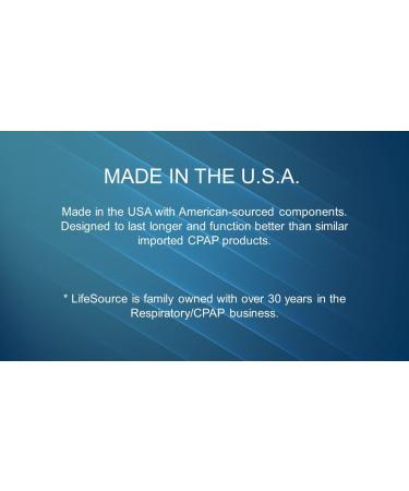 LifeSource Anti-Snoring Chin Strap for CPAP Users - Adjustable Breathable & Comfortable | Made in USA | Snoring Solution for Men & Women - Navy - Buy Online on GoSupps.com