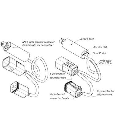 Yacht Devices Boat Engine Gateway YDEG-04 for Volvo Penta BRP Rotax Engines | NMEA 2000 Marine Networks | J1939 to NMEA 2000 Converter - Buy Online on GoSupps.com