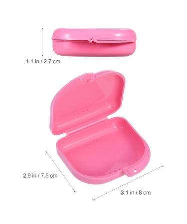 Healifty Denture Case 5 Pack - Vent Holes, Tight Snap Lock, Assorted Colors - Carry & Protect Braces, Dentures, Aligners - Buy Online on GoSupps.com