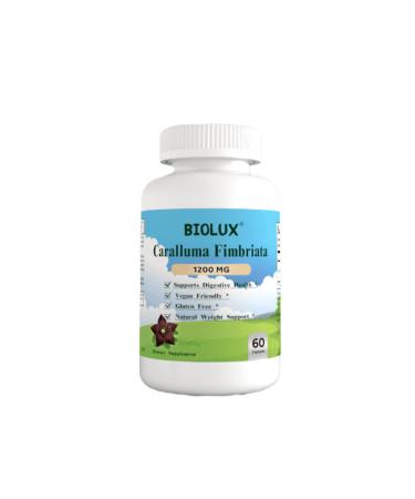 Pure Caralluma Fimbriata Extract 1200mg - 60 Capsules Natural Extract Weight Loss Diet Pill Supplements Best Vegan Supplement for Men & Women Natural Endurance Support