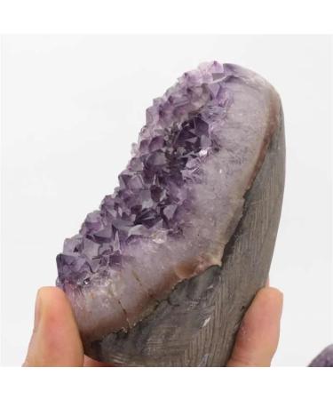 Raw Natural Crystal Geode Quartz Rough Purple Specimen 500g-750g 1pc Feng Shui Decoration Home Goods