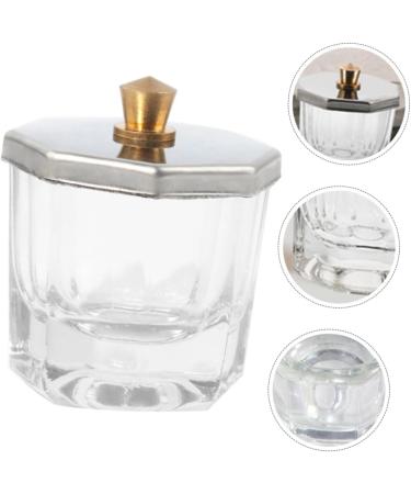 Healeved Nail Cup Nail Dappen Dish Nail Dish Cup Manicure Nail Dish Dappen Dish for Acrylic Nails Acrylic Nail Tools Dappen Dish Nail Liquid Nail Dish with Lids Wash Pen Glass With Cover - Buy Online on GoSupps.com