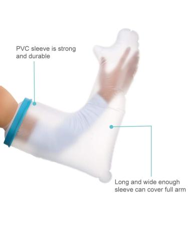 Nofaner Waterproof Arm Cover for Shower - Adult Arm Cast Protector (60cm) - Buy Online on GoSupps.com