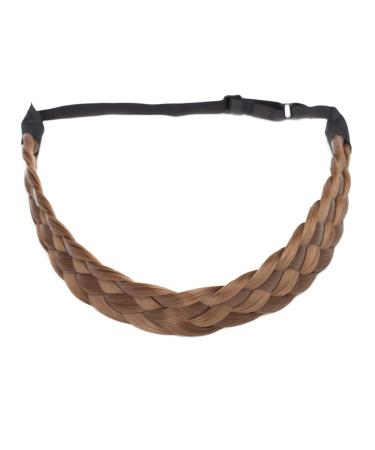 S-Noilite Fashion Hair Extensions | Braided Headband Hair Braid | Thick Chunky Hairband Accessory for Women & Girls | Mediuml-1 Light Brown - Buy Online on GoSupps.com