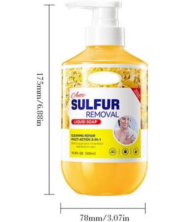  Generisch 2 x Sulphur Shower Gel 1000ml - Skin Care and Effectively Cleanses - Radiant Skin - Buy Online on GoSupps.com