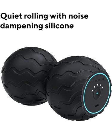 Wave Duo Foam Roller - Ergonomic Bluetooth Muscle Roller for Back Neck & Spine | 5 Vibration Frequencies - Therabody - Buy Online on GoSupps.com