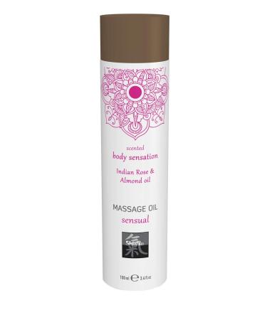 Hot Shiatsu Massage Oil Sensual Indian Rose & Almond Oil.Massage oil based on natural oils.More fun & eroticism at the partner massage 106 g 67003