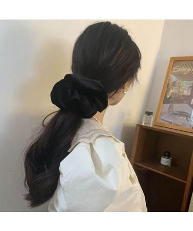Hair Bobbles Scrunchies for Women Plain Elastic Thick Bands Soft Ropes Ponytail Holder Women's Hair Accessories 50 - Buy Online on GoSupps.com