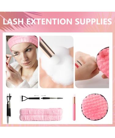 Buqikma Lash Cleaning Kit - 60ML Eyelash Extension Cleanser with Mini Fan Brushes & Separator | Ideal Lash Wash for Women - Buy Online on GoSupps.com