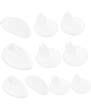 FOMIYES 18 Pairs Anti-Slip Toe Pads & Cushions - Silicone Forefoot Protectors for Sandals | International Shipping - Buy Online on GoSupps.com
