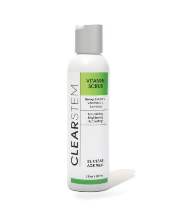 CLEARstem VITAMINSCRUB Antioxidant Infused Exfoliating Face & Body Scrub with Vitamin C  7 Ounce 7 Fl Oz (Pack of 1)
