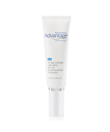 Natural Advantage All Day Moisture   Lightweight Moisturizer   Broadband Spectrum SPF 15   Fragrance Free   1.7 Ounces