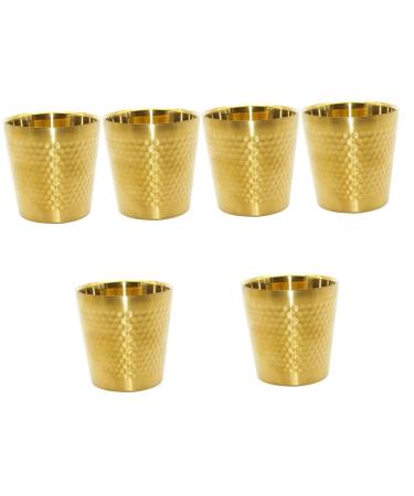 Beaupretty 6 Stk Razor Shell Cup of shaving soap shaving soap cup stainless steel foam foam foam cup shaving foam cup shallow foam shell foam shell tools man stainless steel 304 cup of bowl smooth