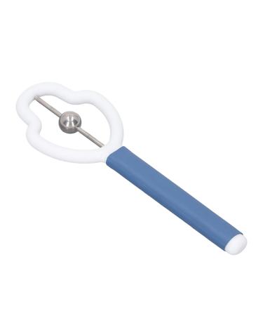 Tongue exercise gourd-shaped tongue tip exerciser for lifting mouth muscles children's tongue tip trainer (blue and white)