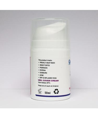 Calm and Calamine UK | All-Purpose Relief Cream | Calamine Cream for Itchy Skin Irritated Skin Relief Prickly Heat and Rashes (50ml) - Buy Online on GoSupps.com