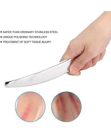 304 Stainless Steel Gua Sha Board - IASTM Tool for Physiotherapy Pain Relief & Muscle Care - Scratch Massage Device for Neck & Shoulder - Buy Online on GoSupps.com