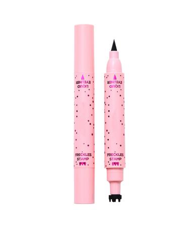 Dtaigou Freckles StampFace Dots Pen Waterproof 2in1 Freckles Stamp Eyeliner Long Lasting Makeup Tool for Daily Use by Women and Girls 04