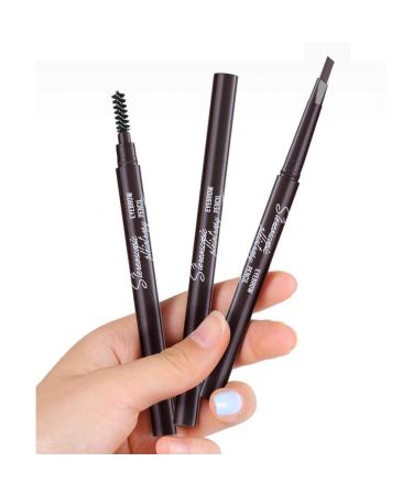 Waterproof Double-Headed Eyebrow Pencil | Triangle Precision Micro Brow Pencil in Gray - Professional Makeup for Perfect Brows - Buy Online on GoSupps.com