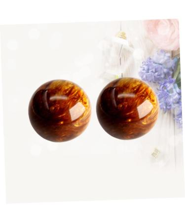 Healvian Mini Wooden Baoding Balls - 2pc Finger Massage & Relaxation - Chinese Style Health Balls for Exercise & Fitness (5cm) - Buy Online on GoSupps.com