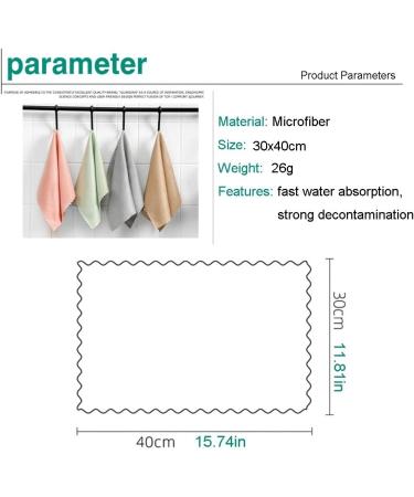 Cleaning Cloths Cleaning Cloth Fish Scale Microfibre Cloths Super Absorbent No Lint Suitable for Home Kitchen and Car 30x40cm (Color:5pcs Size:30x40cm)(Color:5pcs Size:30x40cm) (Color : 10pcs Size : - Buy Online on GoSupps.com
