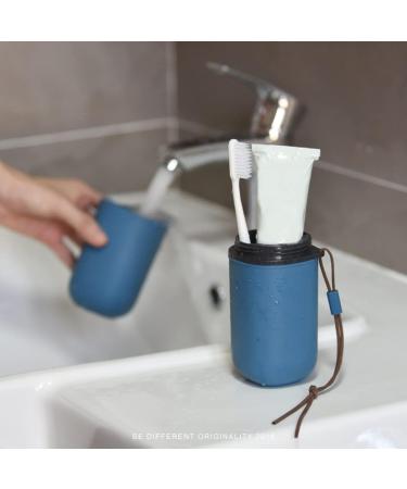 Travel Toothbrush Holder & Case | Portable Wash Cup Carrier for Business Trips - Buy Online on GoSupps.com
